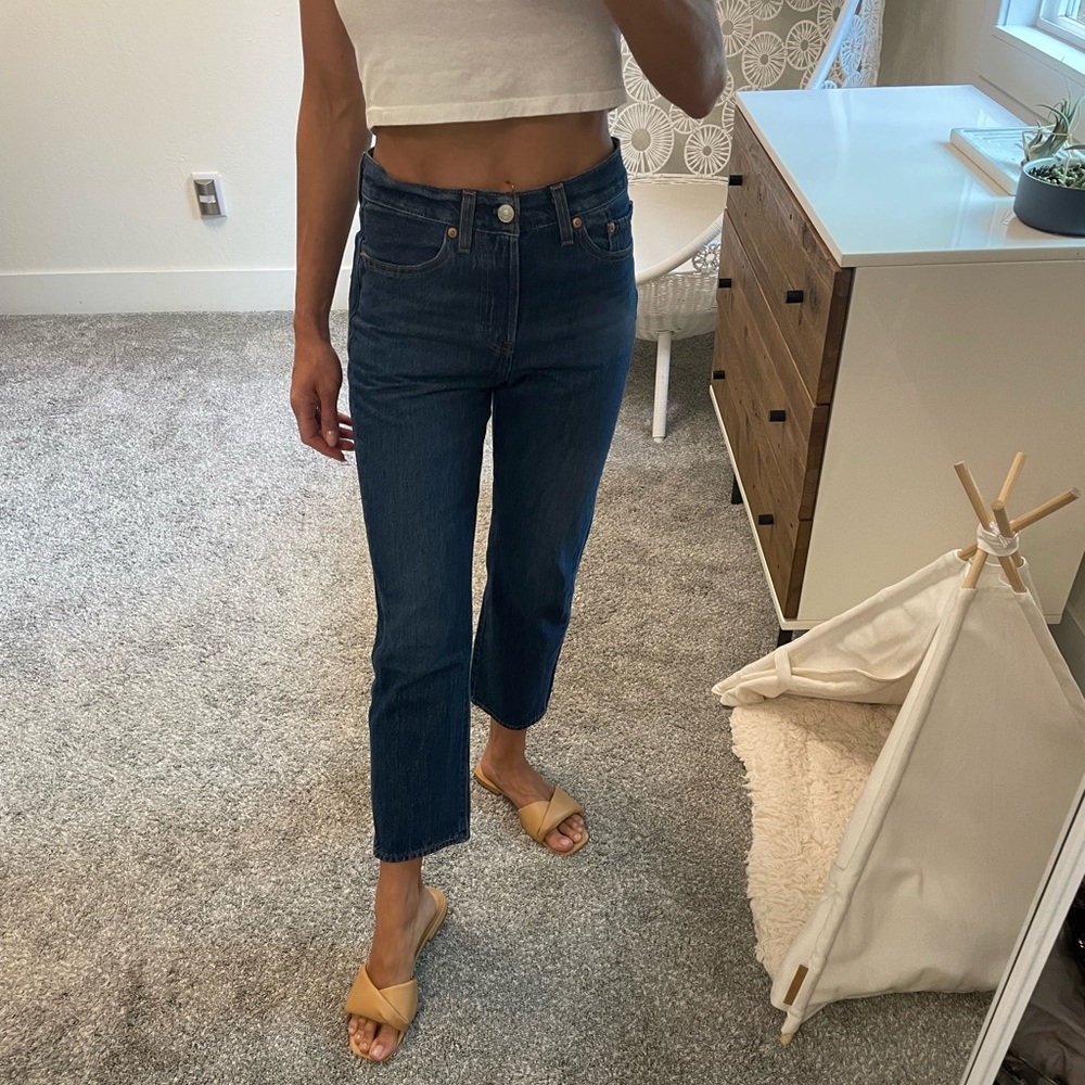 Levis Premium Wedgie Straight Leg Jeans